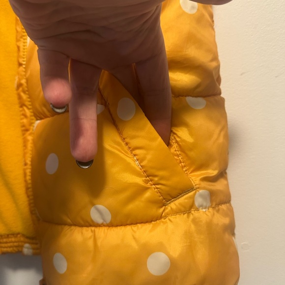 Old Navy Orange Polka Dot Kids Vest - Picture 3 of 4